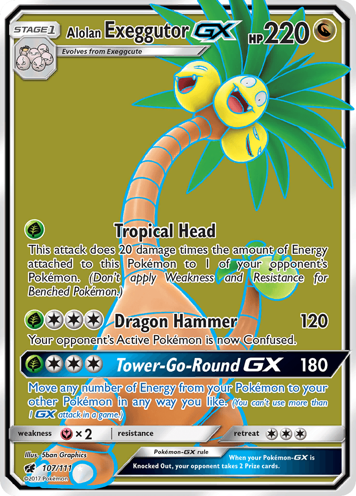 Alolan Exeggutor-GX: Crimson Invasion
