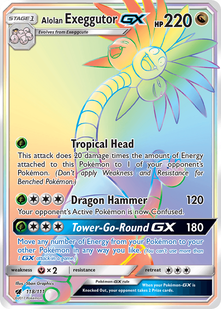 Alolan Exeggutor-GX: Crimson Invasion