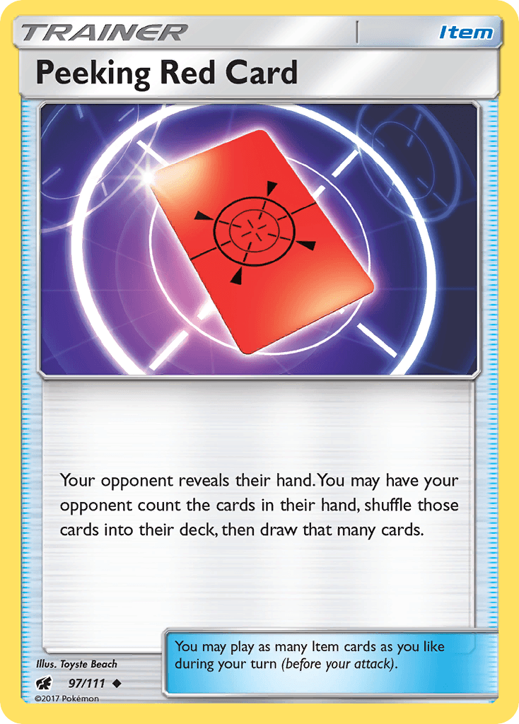 Peeking Red Card: Crimson Invasion