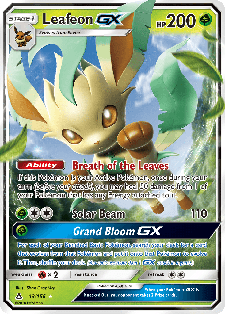 Leafeon-GX: Ultra Prism
