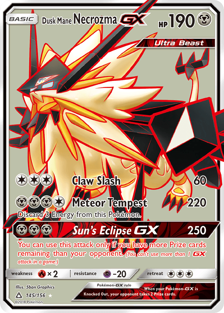 Dusk Mane Necrozma-GX: Ultra Prism