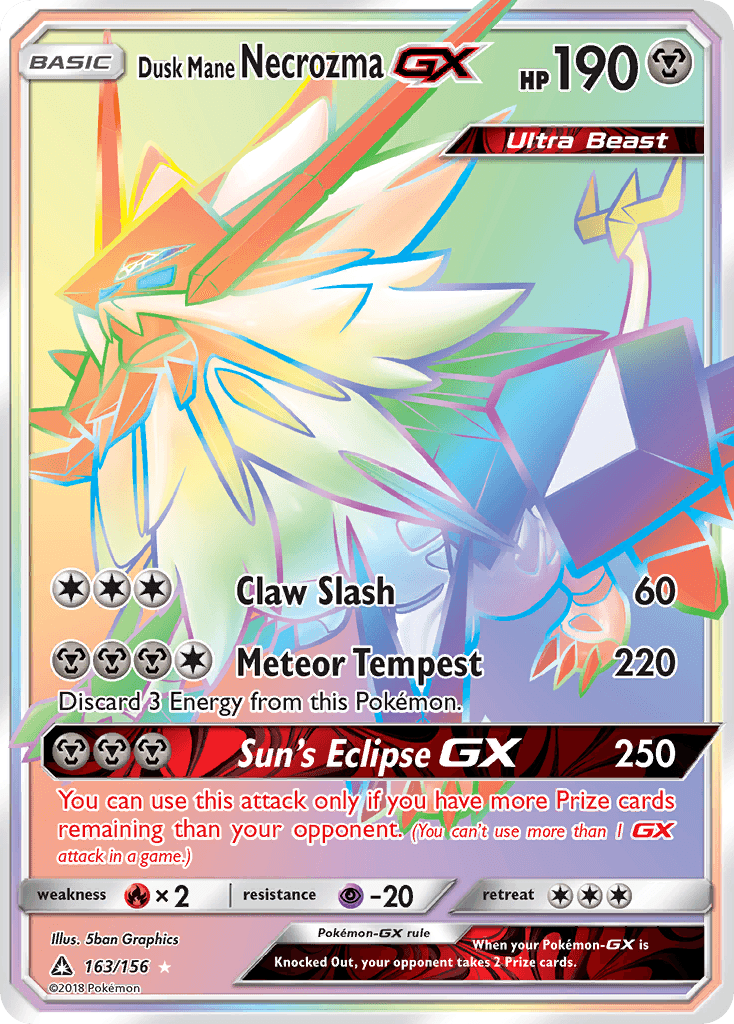Dusk Mane Necrozma-GX: Ultra Prism