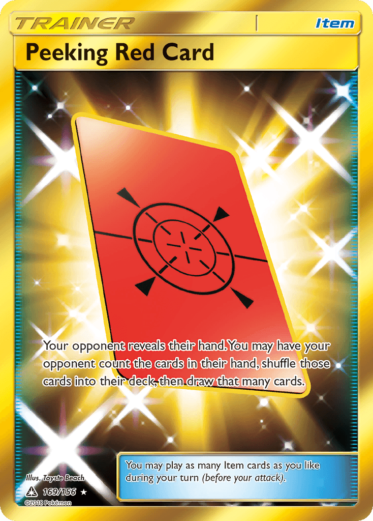 Peeking Red Card: Ultra Prism