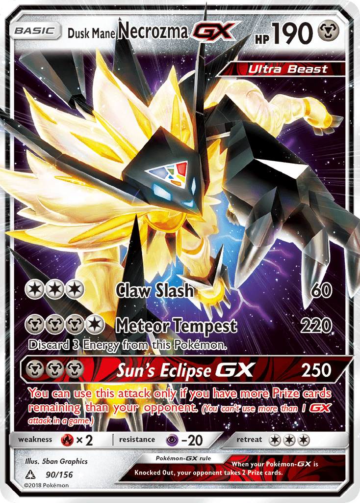 Dusk Mane Necrozma-GX: Ultra Prism