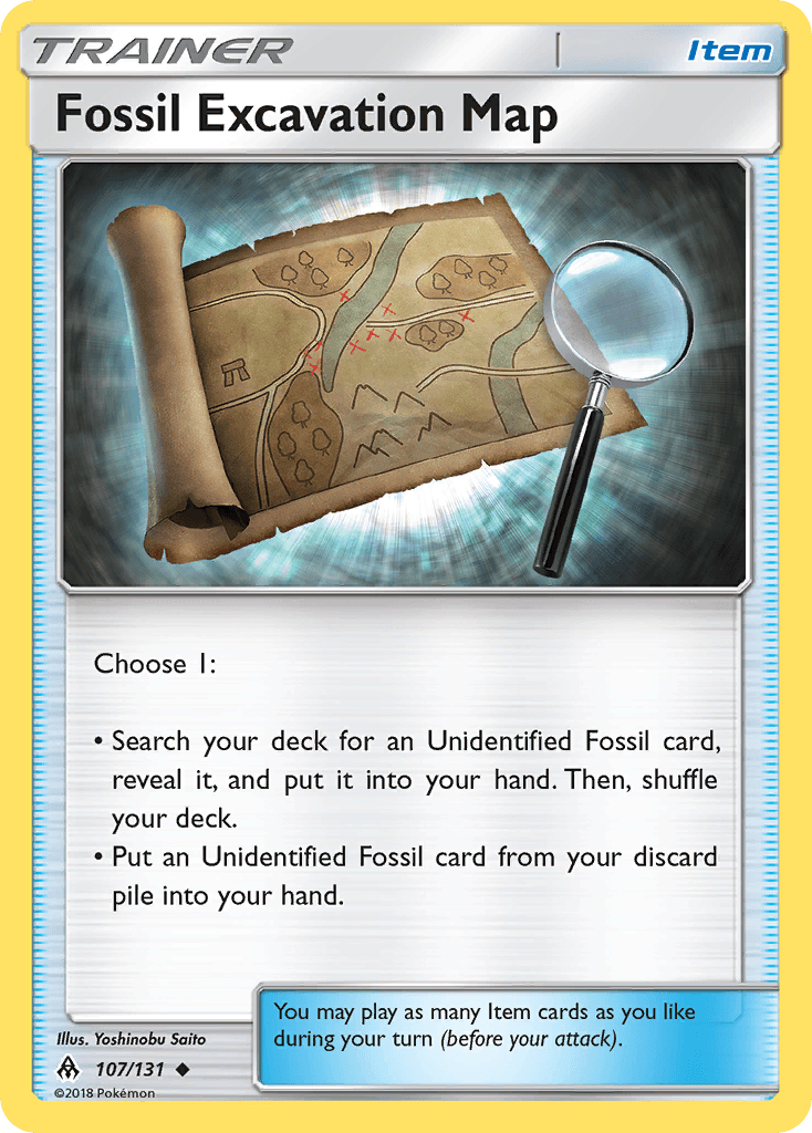 Fossil Excavation Map: Forbidden Light
