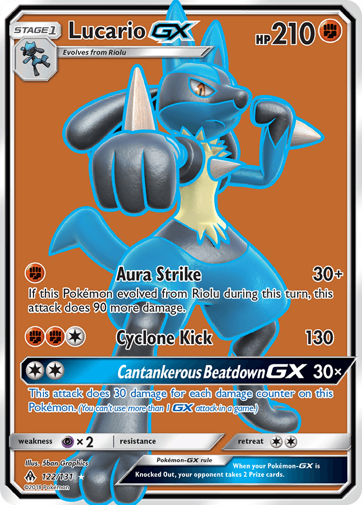 Lucario-GX: Forbidden Light
