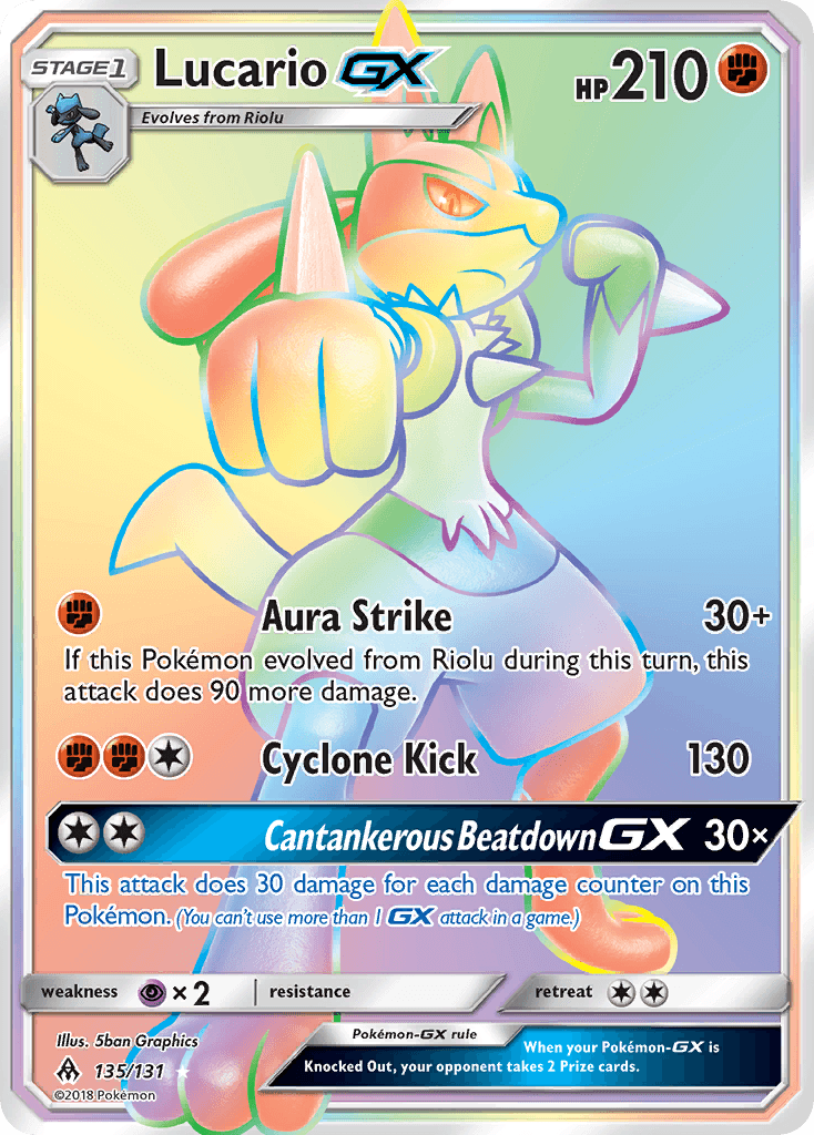 Lucario-GX: Forbidden Light