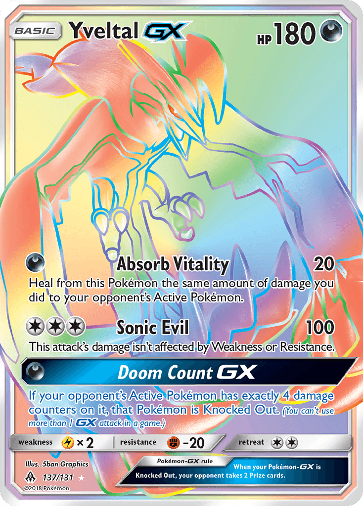 Yveltal-GX: Forbidden Light