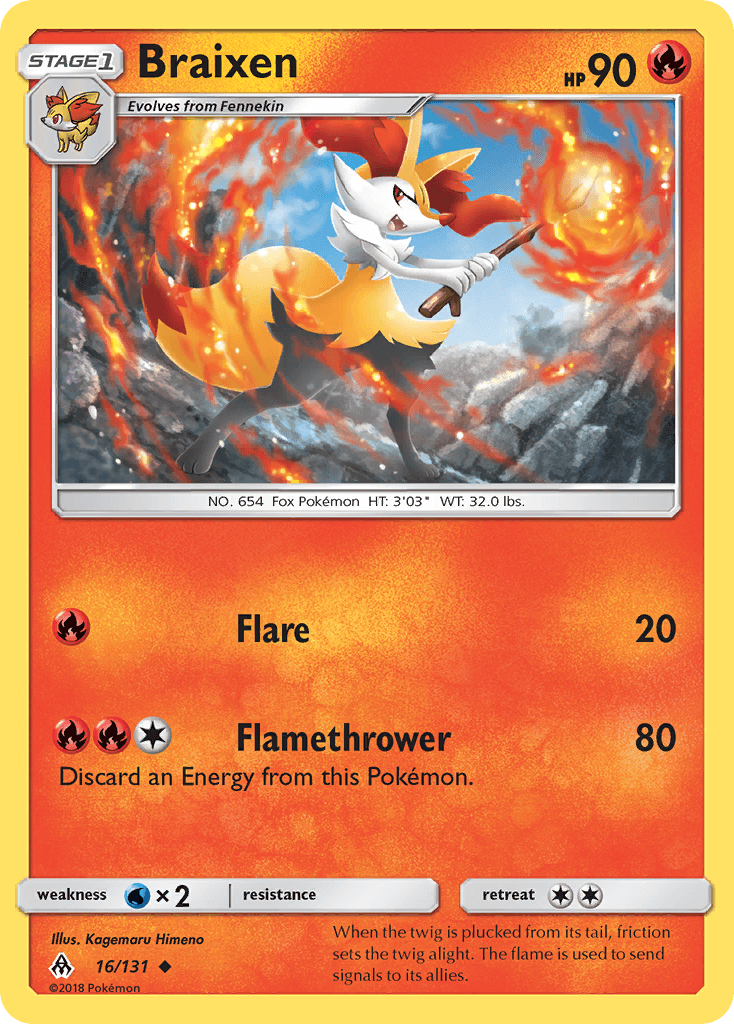 Braixen: Forbidden Light