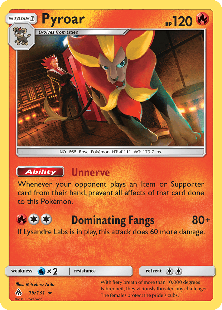 Pyroar: Forbidden Light