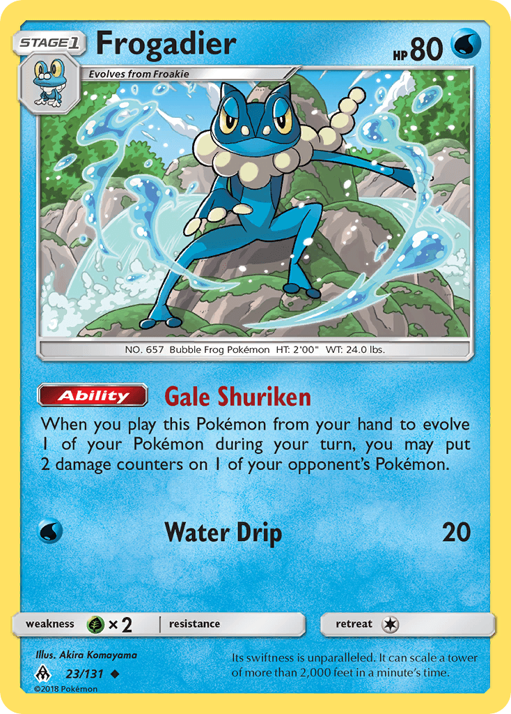 Frogadier: Forbidden Light