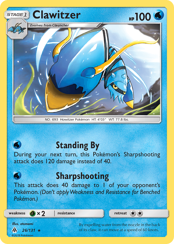 Clawitzer: Forbidden Light