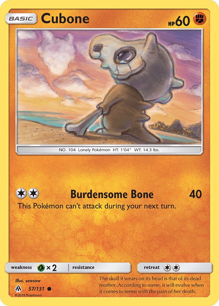 Cubone: Forbidden Light