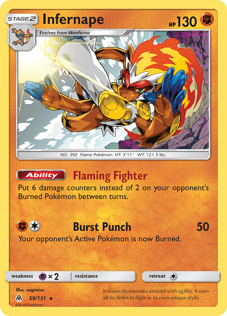 Infernape: Forbidden Light