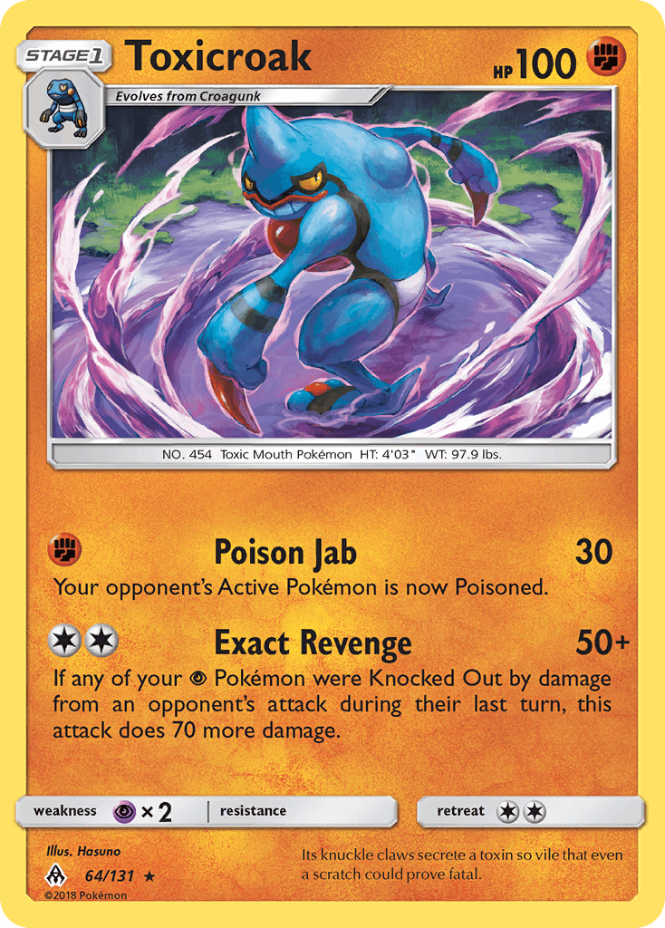 Toxicroak: Forbidden Light