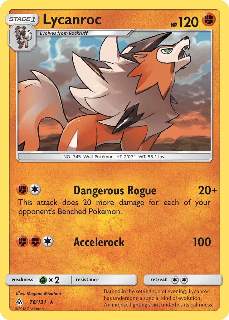 Lycanroc: Forbidden Light