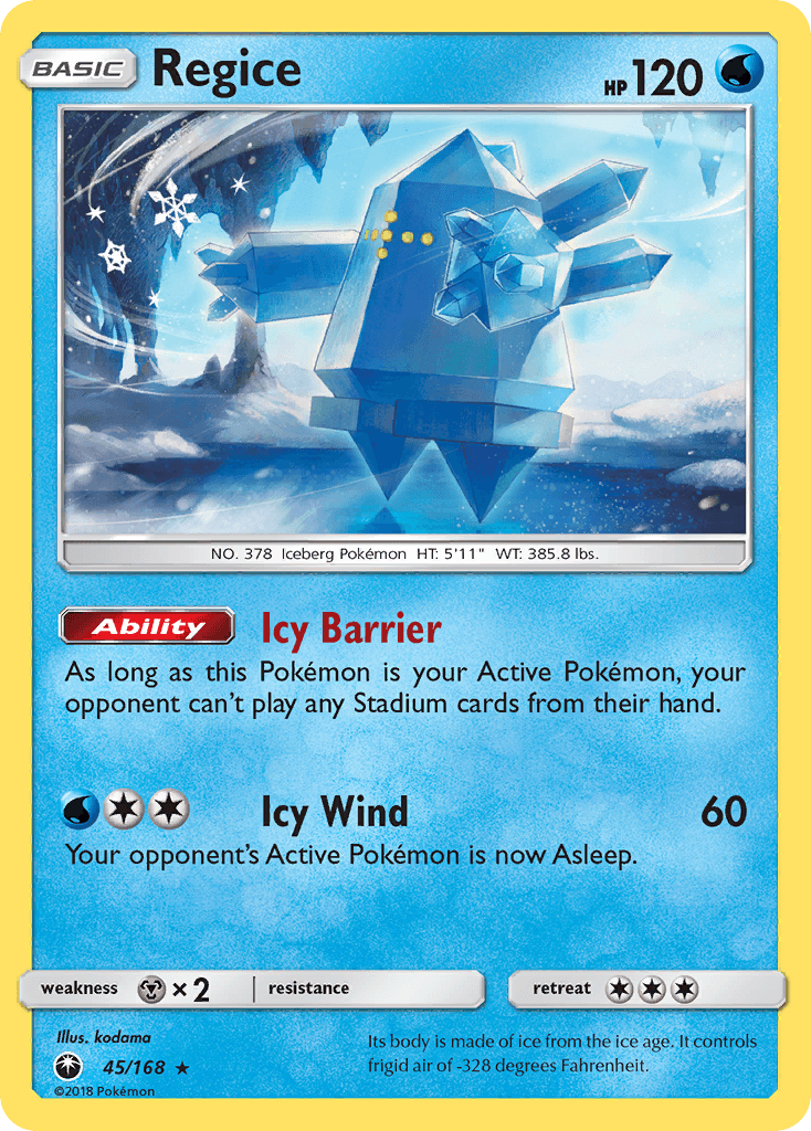 Regice: Celestial Storm