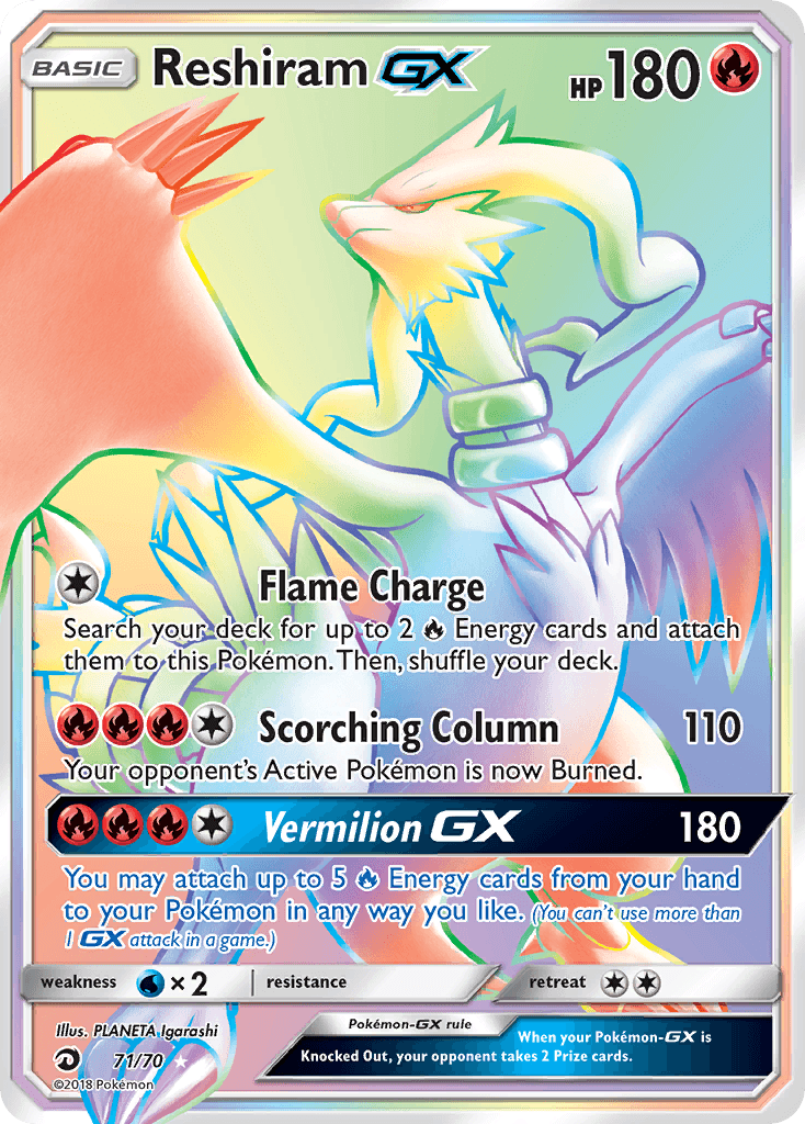 Reshiram-GX: Dragon Majesty