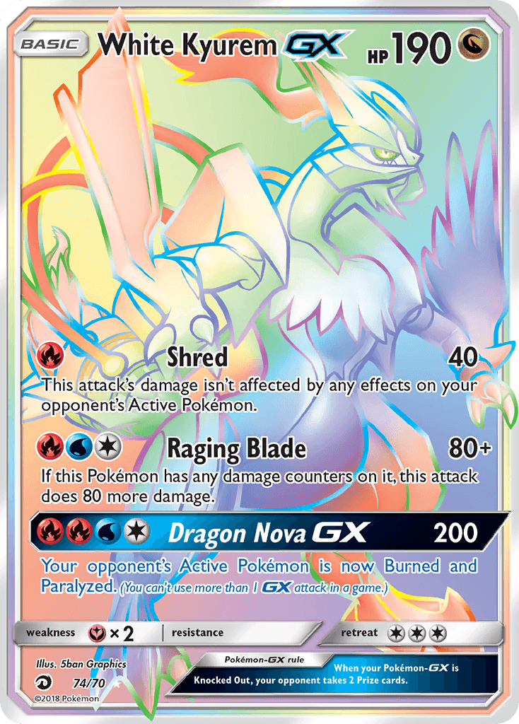 White Kyurem-GX: Dragon Majesty