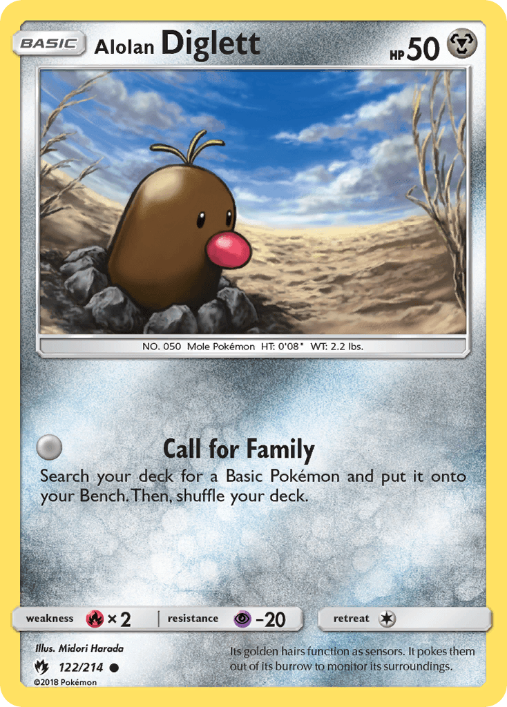 Alolan Diglett: Lost Thunder