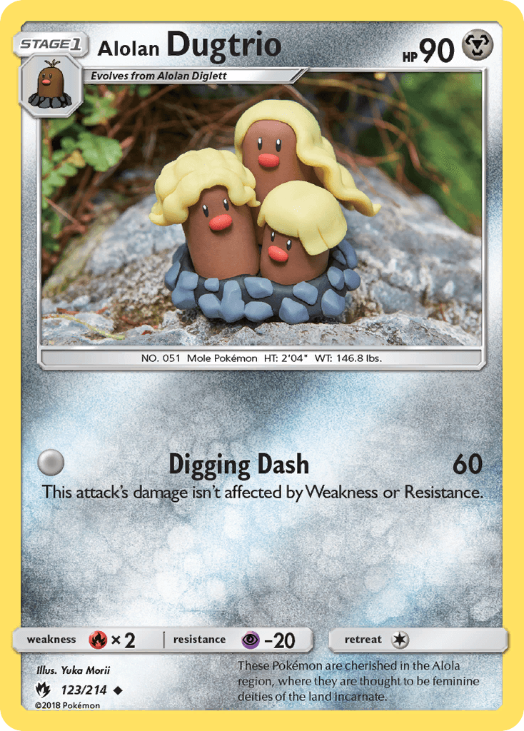 Alolan Dugtrio: Lost Thunder