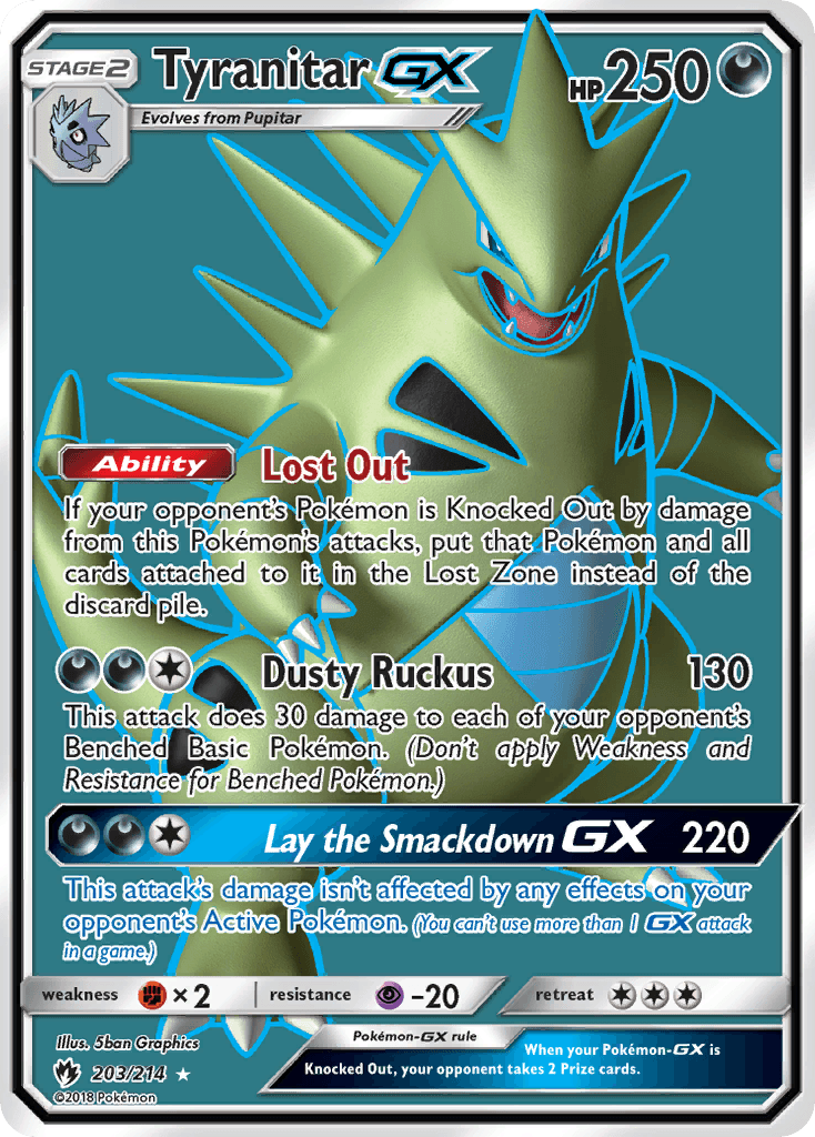 Tyranitar-GX: Lost Thunder