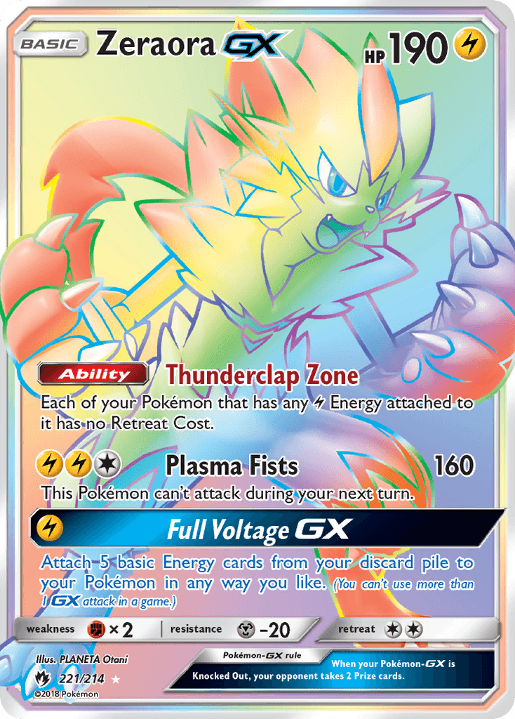 Zeraora-GX: Lost Thunder