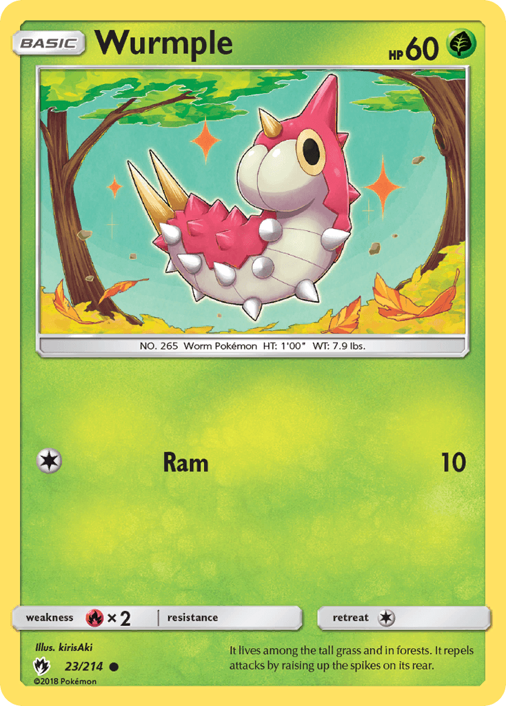 Wurmple: Lost Thunder