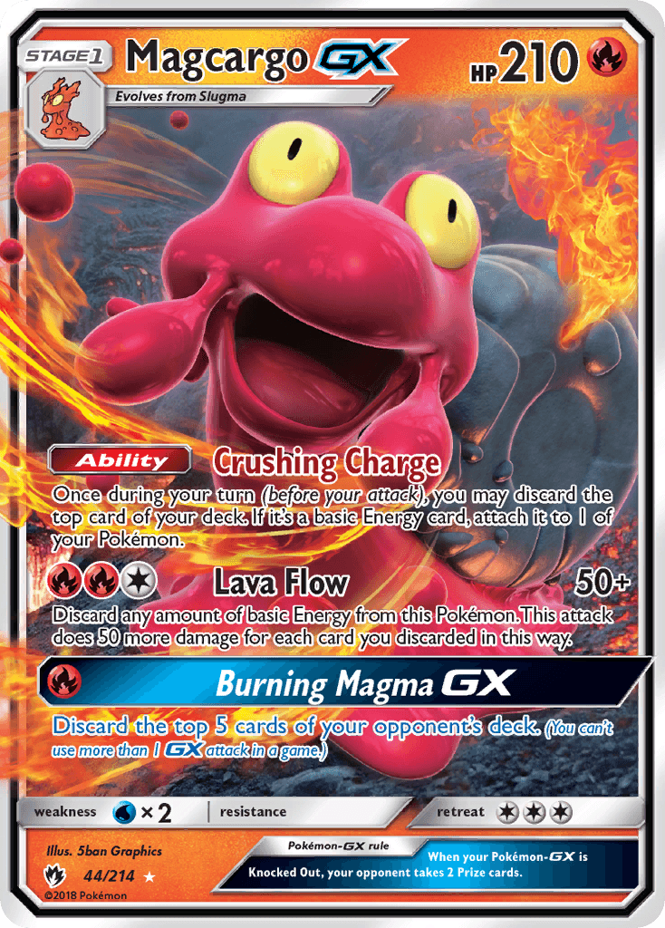 Magcargo-GX: Lost Thunder
