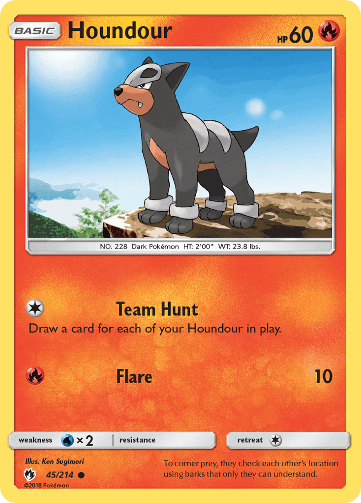 Houndour: Lost Thunder