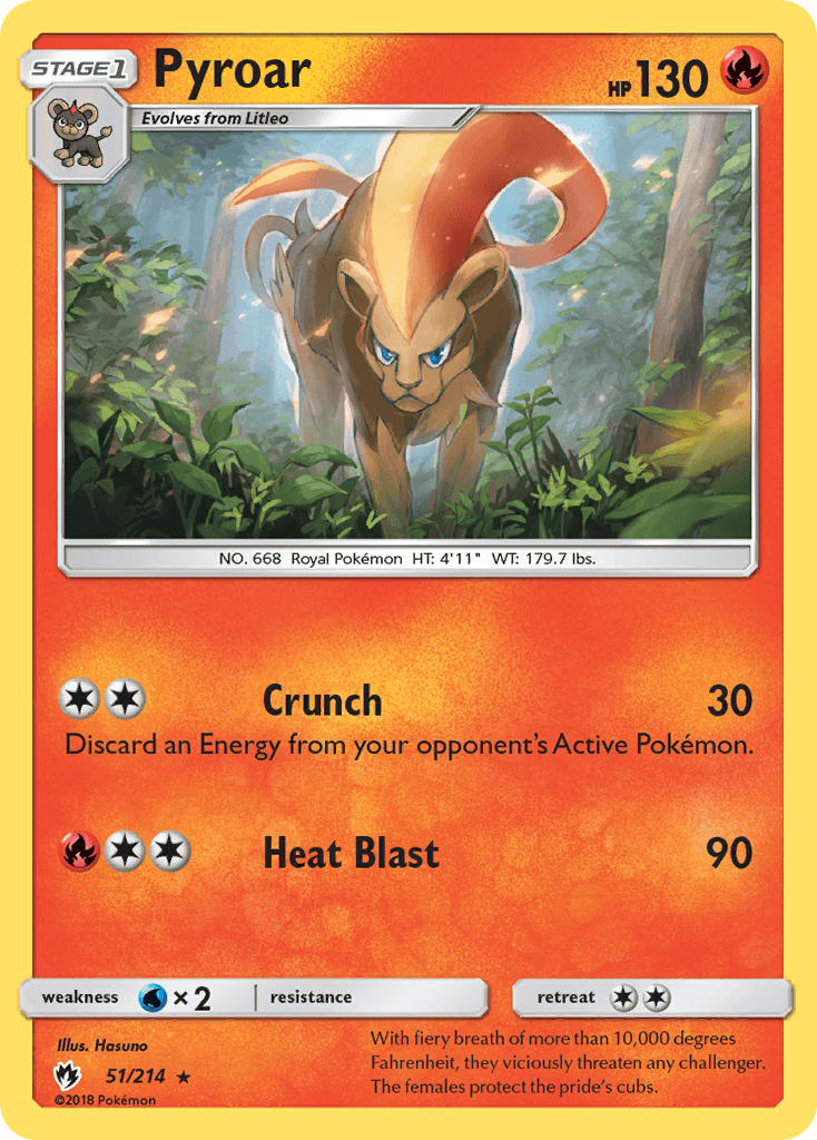 Pyroar: Lost Thunder