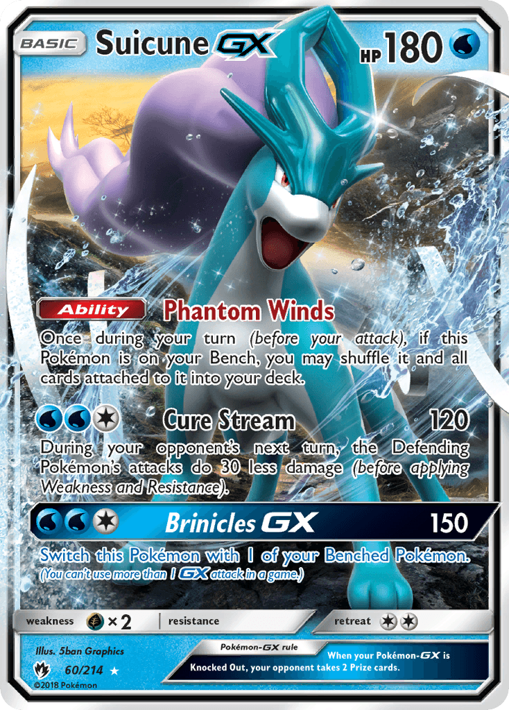 Suicune-GX: Lost Thunder