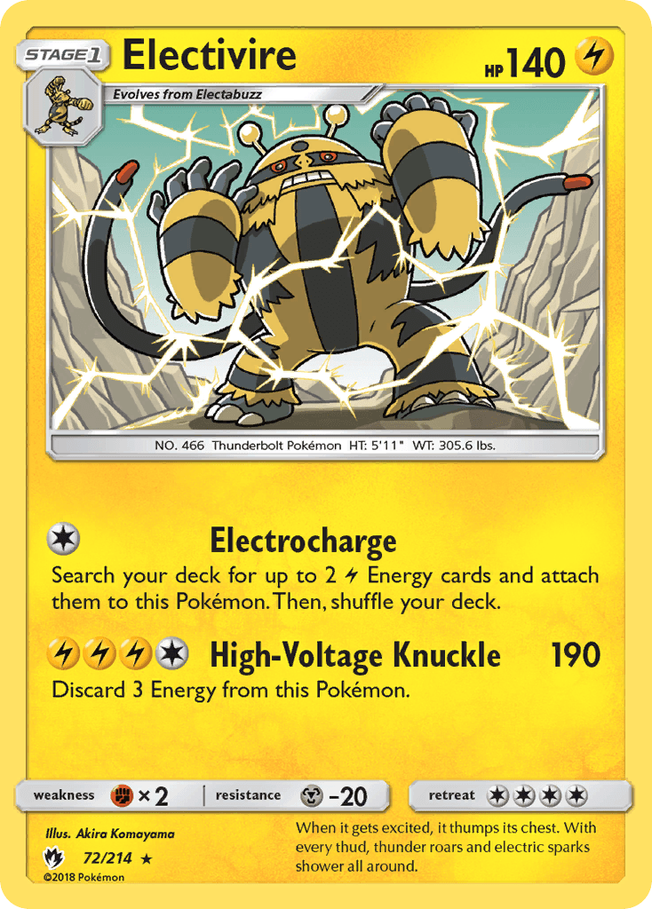 Electivire: Lost Thunder