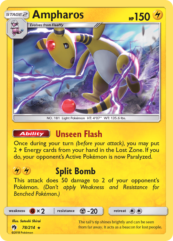 Ampharos: Lost Thunder