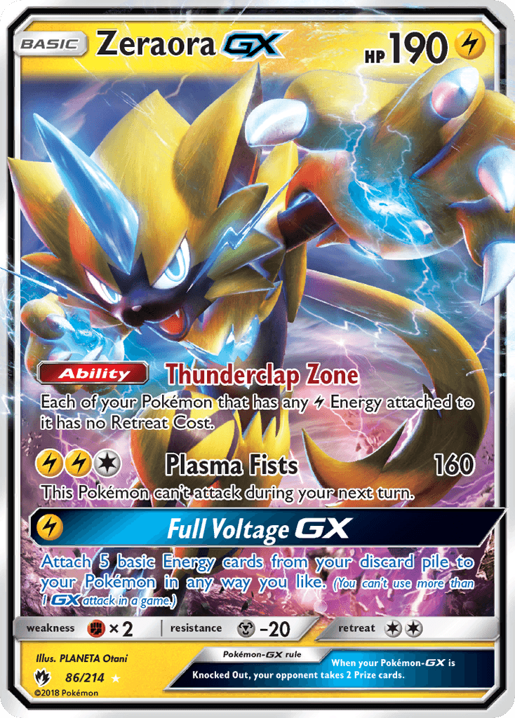 Zeraora-GX: Lost Thunder