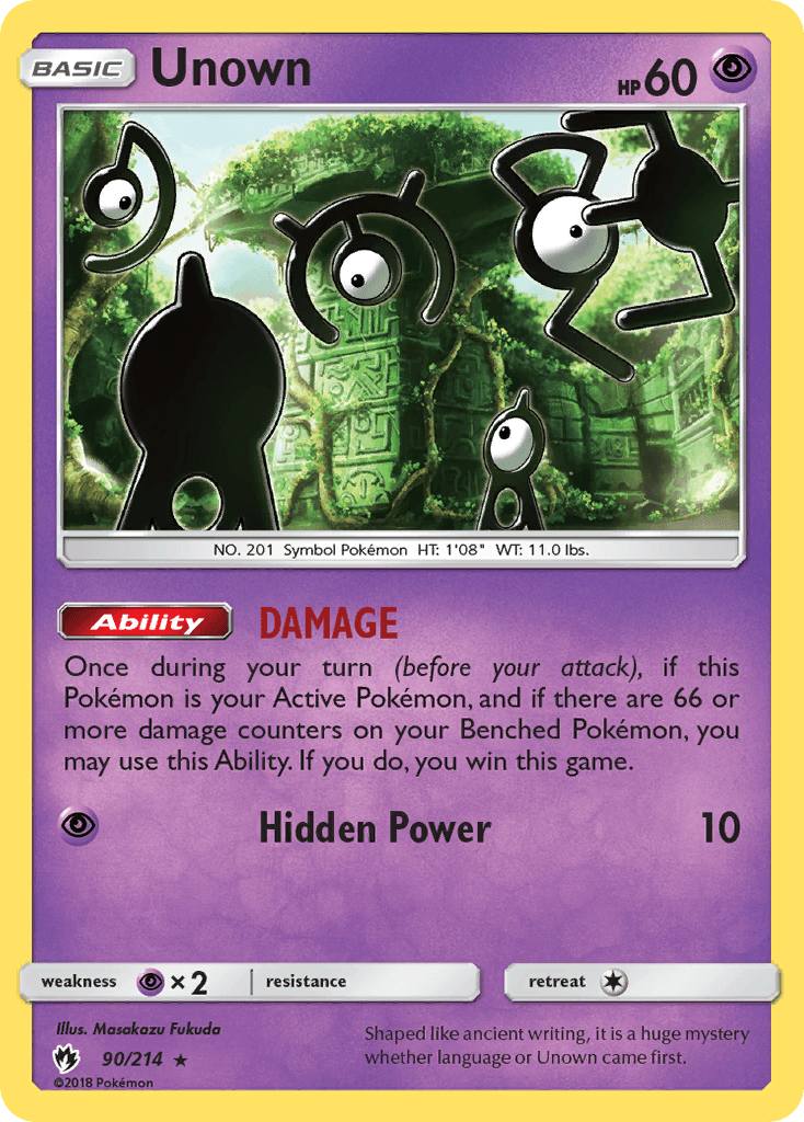 Unown: Lost Thunder