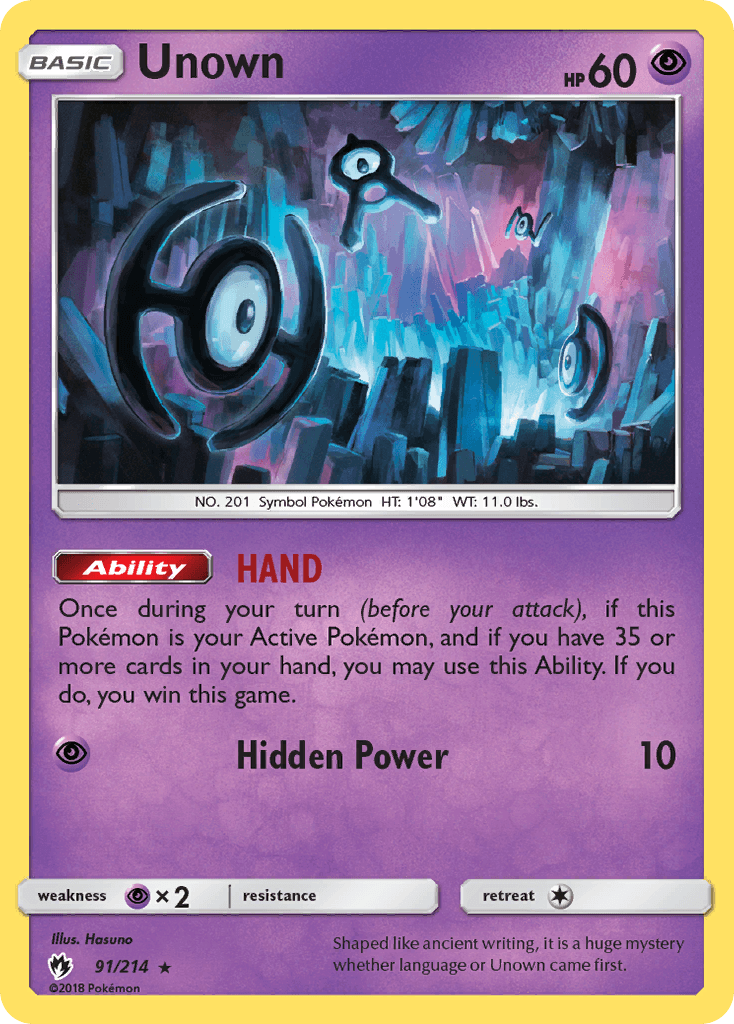 Unown: Lost Thunder