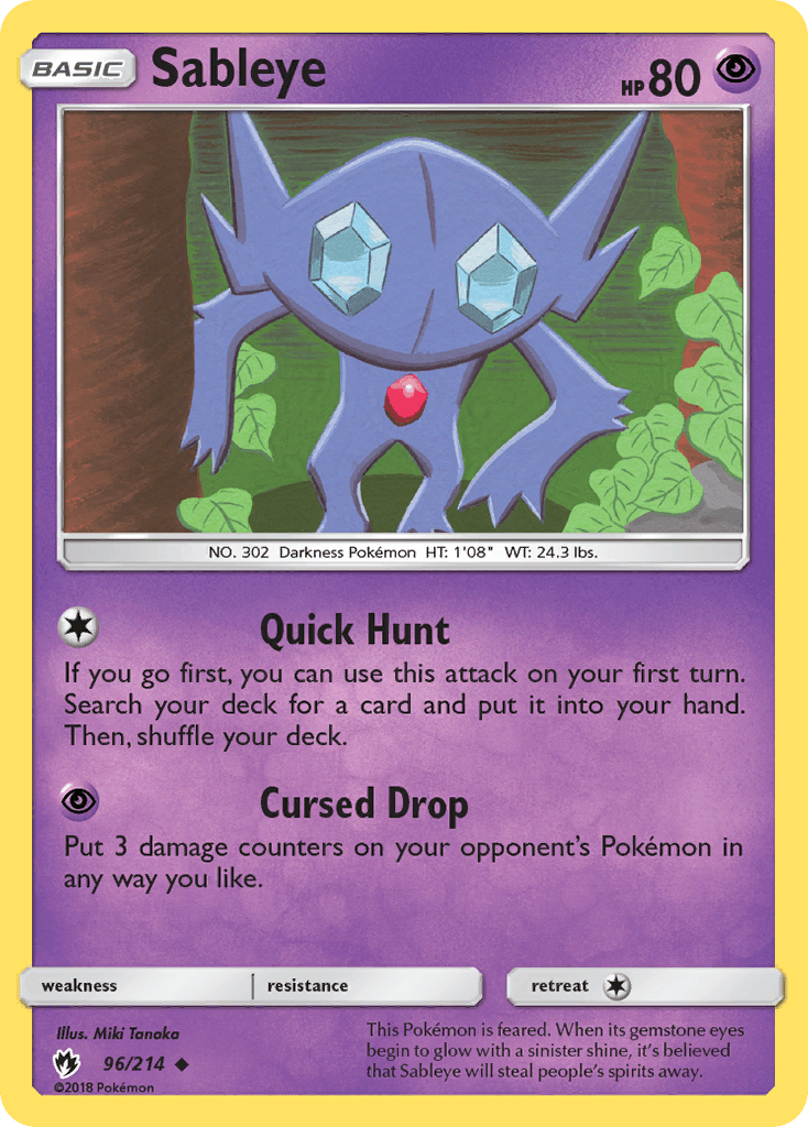 Sableye: Lost Thunder