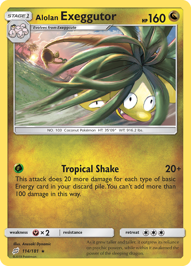 Alolan Exeggutor: Team Up