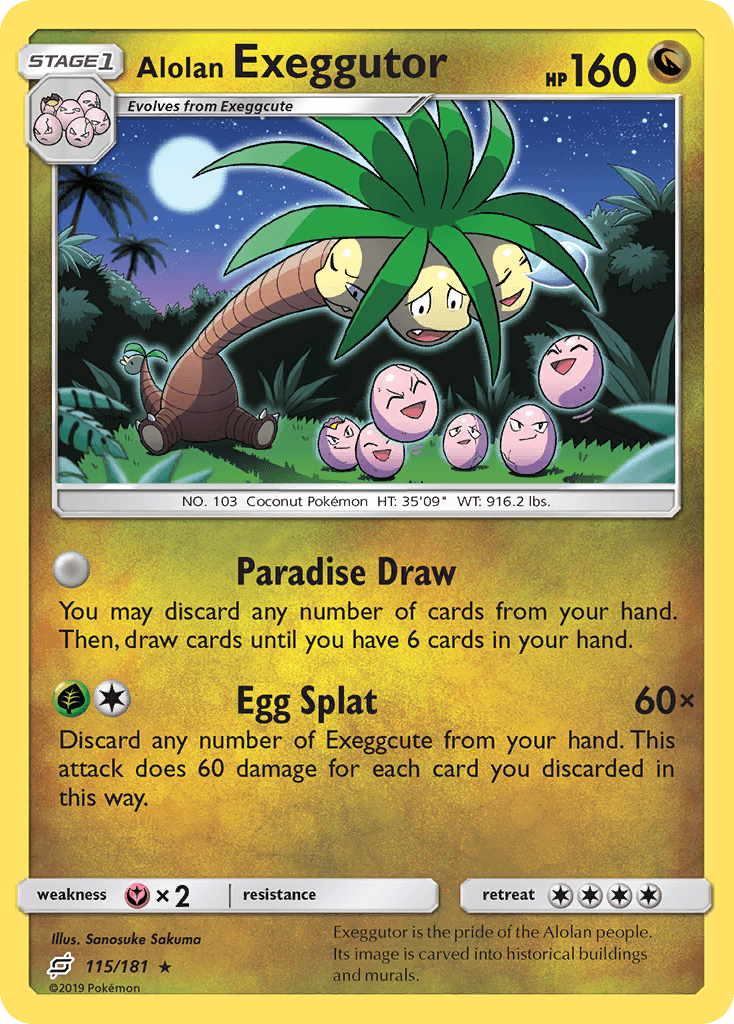 Alolan Exeggutor: Team Up
