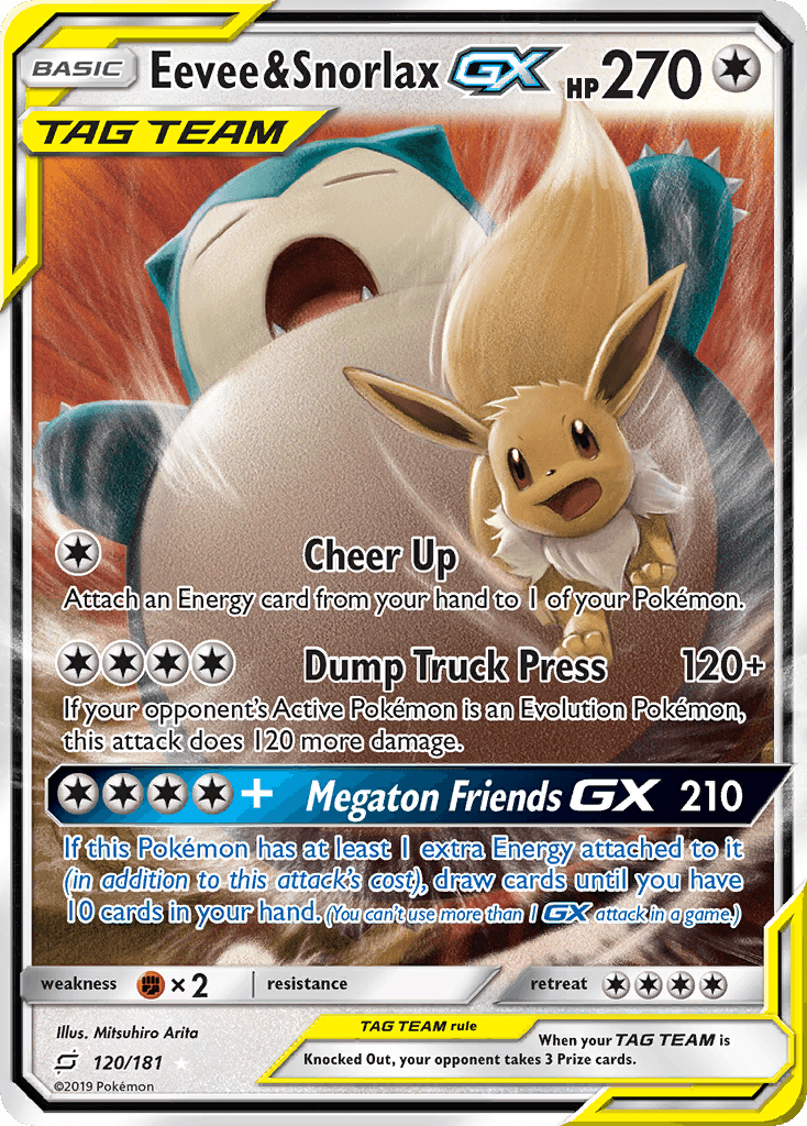 Eevee & Snorlax-GX: Team Up