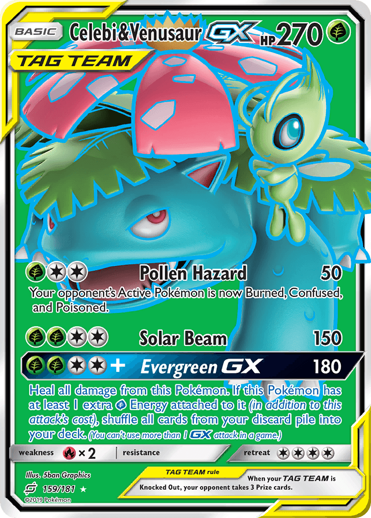 Celebi & Venusaur-GX: Team Up