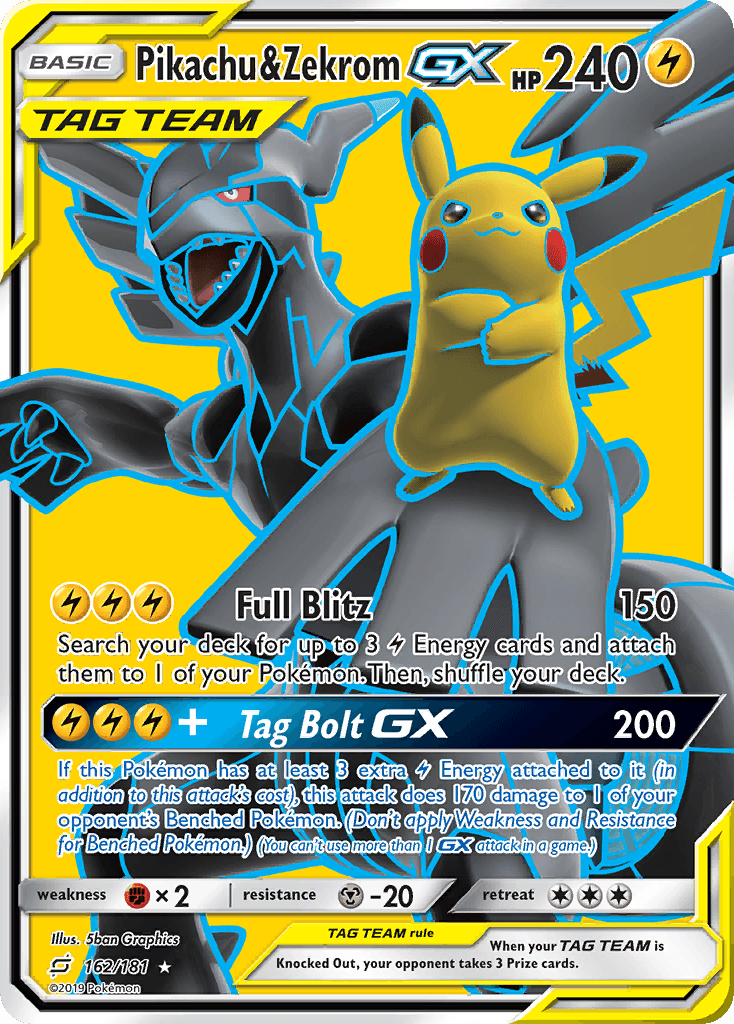 Pikachu & Zekrom-GX: Team Up