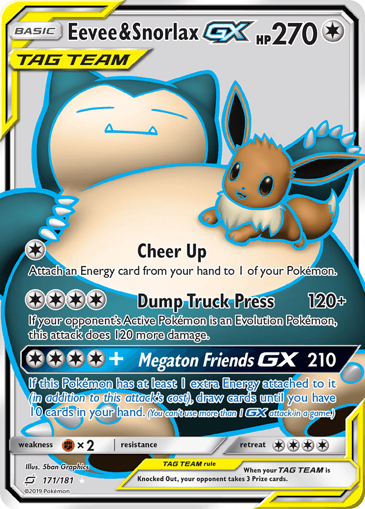 Eevee & Snorlax-GX: Team Up