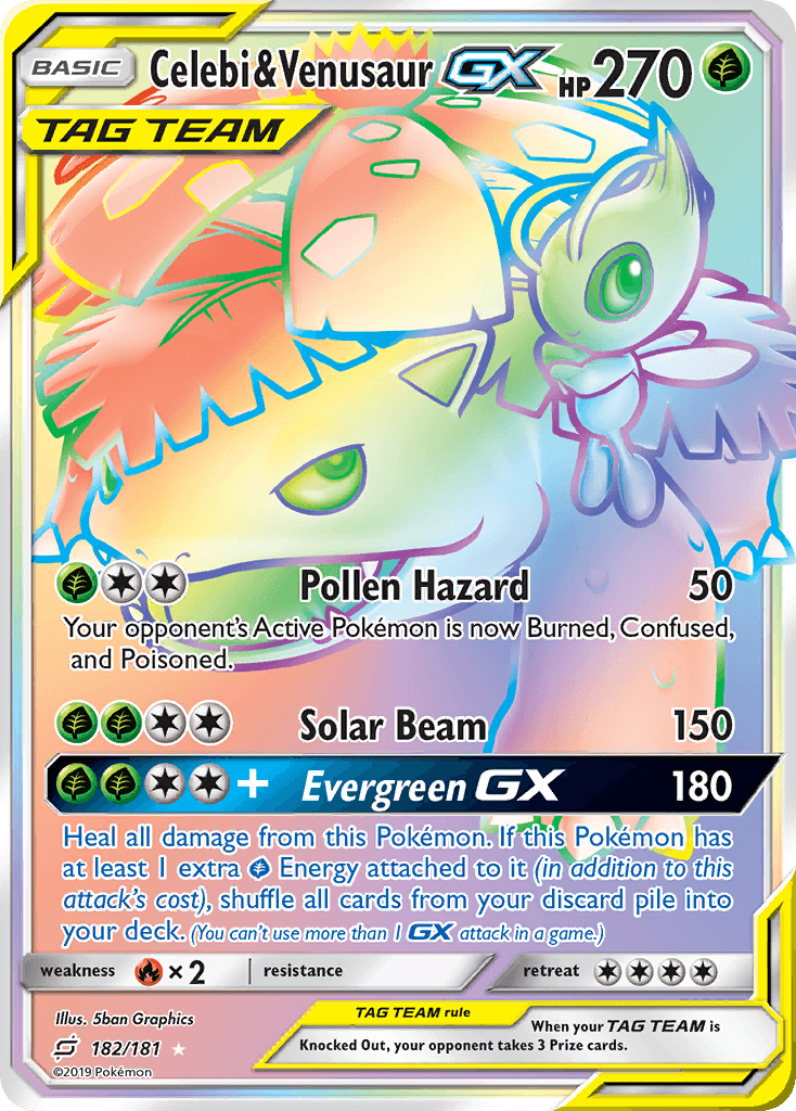 Celebi & Venusaur-GX: Team Up