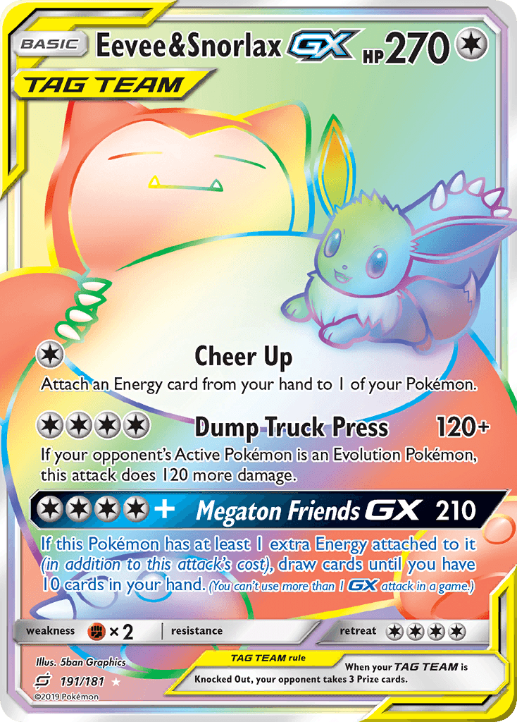 Eevee & Snorlax-GX: Team Up