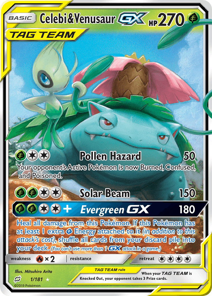 Celebi & Venusaur-GX: Team Up