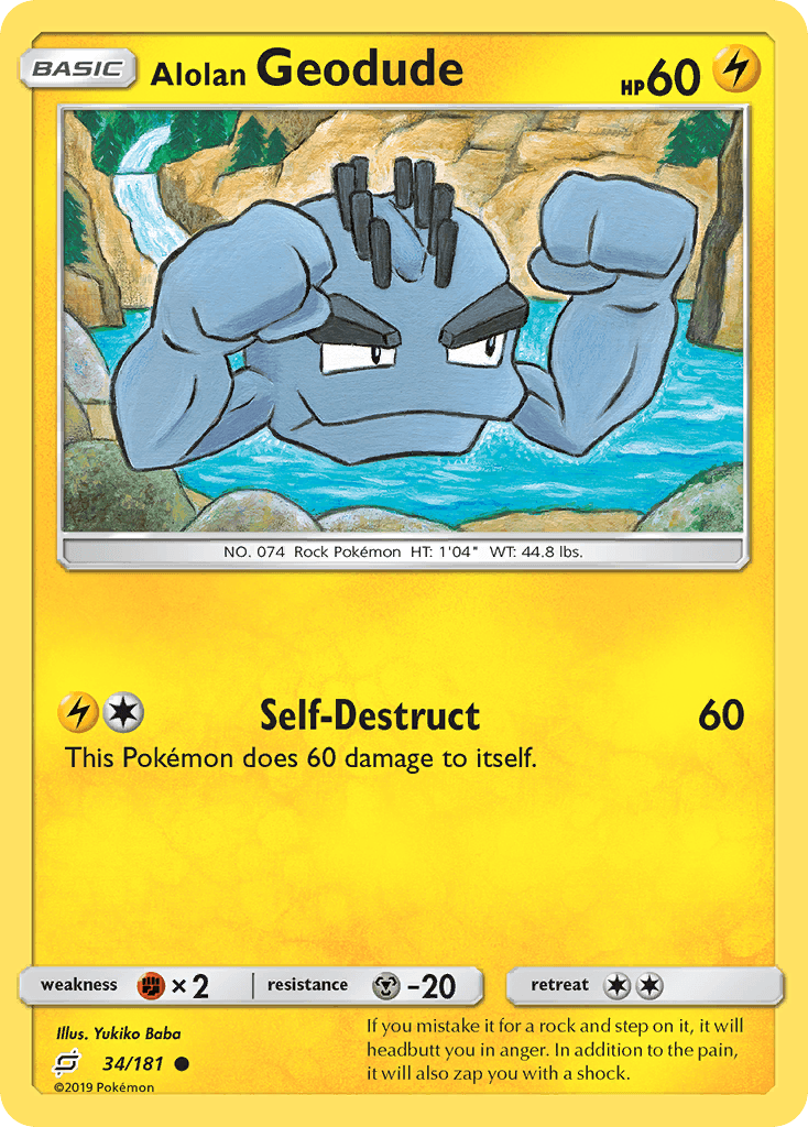 Alolan Geodude: Team Up