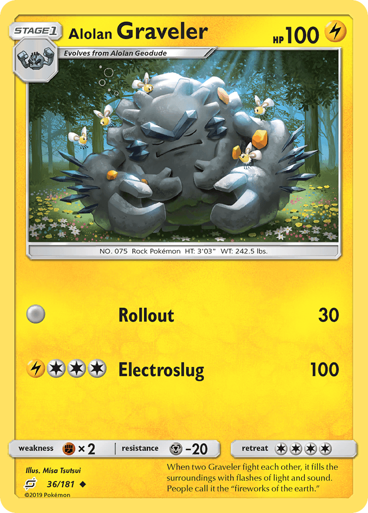 Alolan Graveler: Team Up