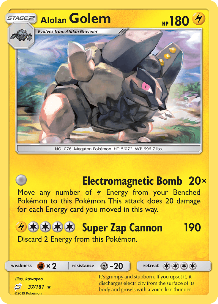 Alolan Golem: Team Up